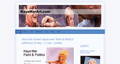 Desktop Screenshot of kayamarart.com